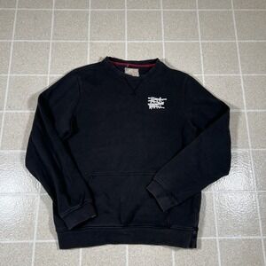 Vintage Altamont Black Fleece Sweatshirt Mens Medium Pullover Logo Skater Y2K